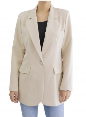 Blazer over con bottone "Lory"